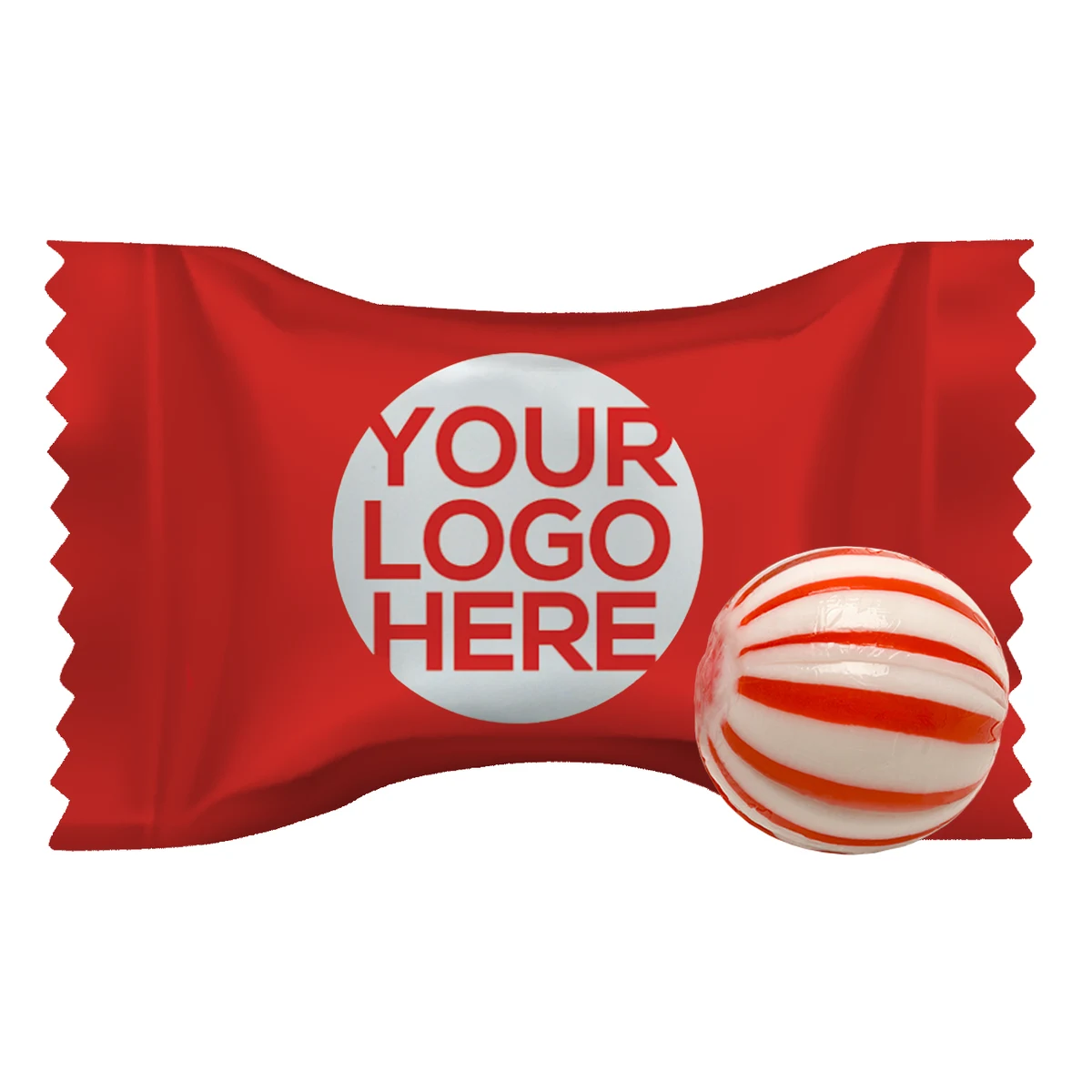 Hard Peppermint Balls - Custom Wrapper 1