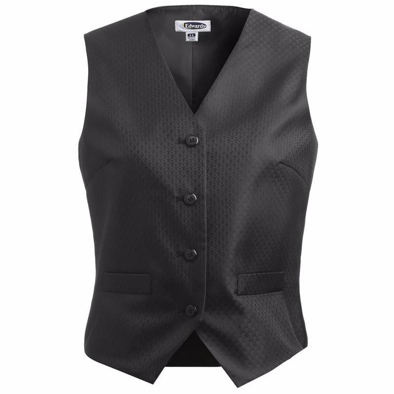 Ladies Diamond Brocade Vest
