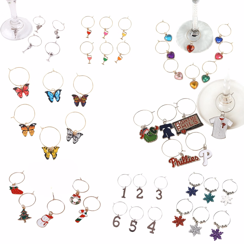 Wine Glass Charm