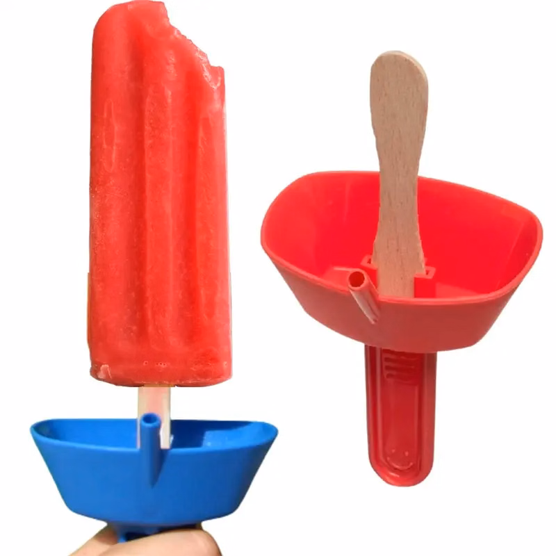 Popsicle Holder with Straw