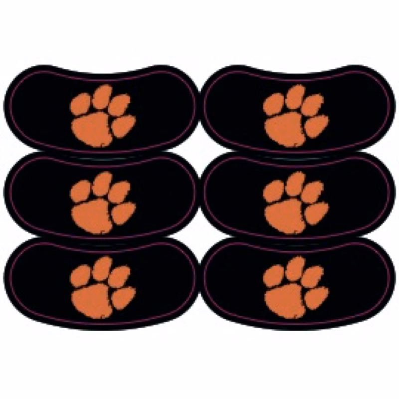 Eye Strips - 3 Pair Eye Black - Peel & Stick Tattoo Sheet