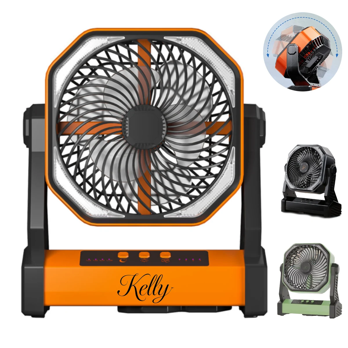 20000mAh Rechargeable Light Camping Fan 1
