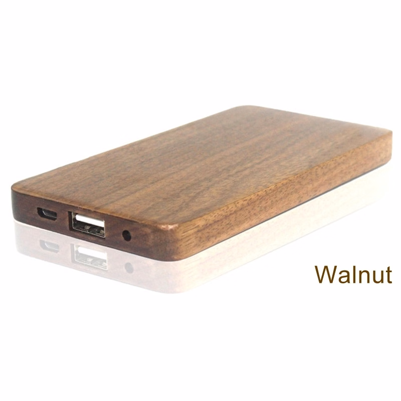 Rectangle Wooden Power Bank