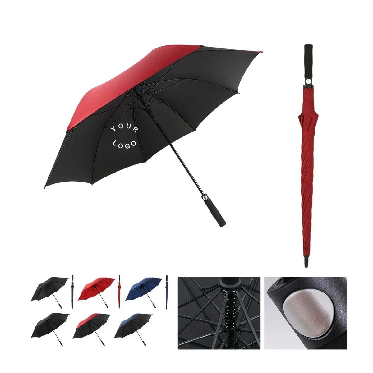 Large Fibre Umbrella with Auto Open Feature 1