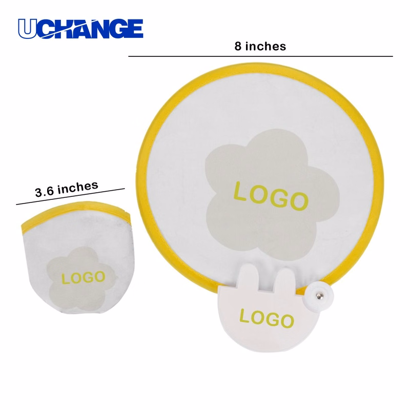 Round Promotional Hand Fan with Custom Logo