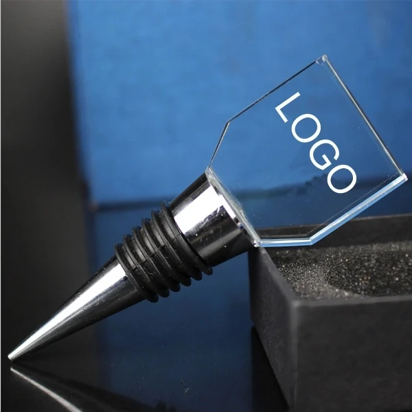 Optic Crystal Wine Stopper 1