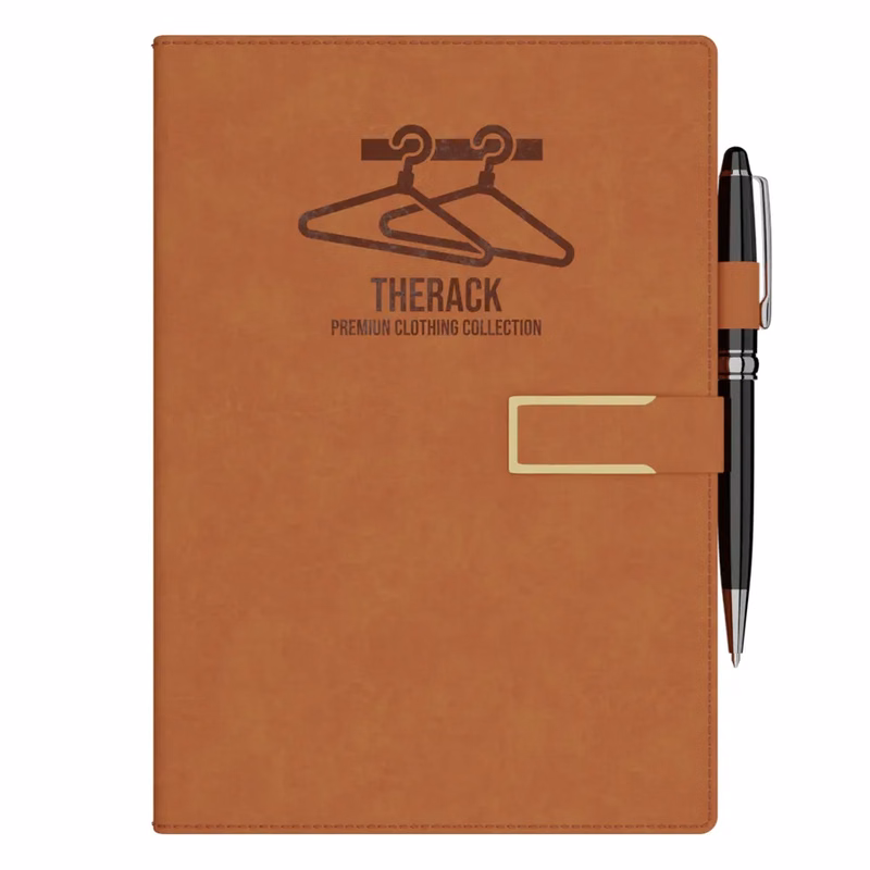 Leather Notebook with Pen