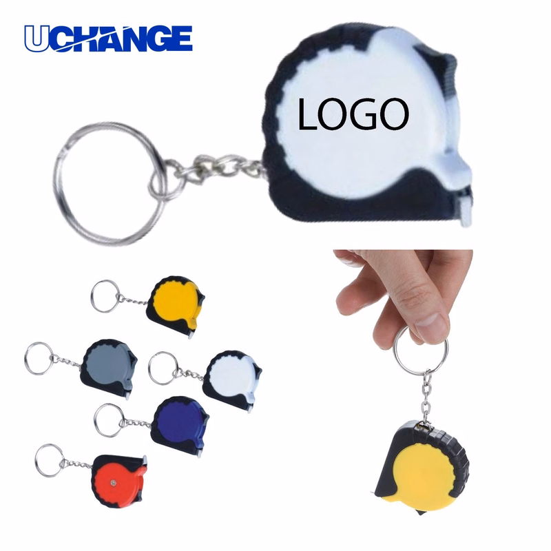 Plastic Tape Measure Keychain
