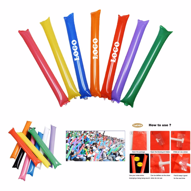 One pair of inflatable thunder sticks