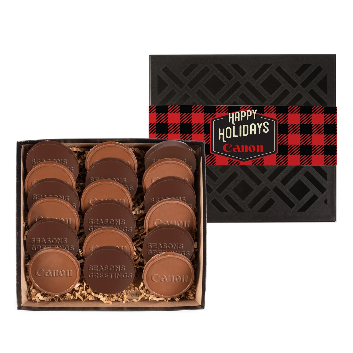 Deluxe Cookie Gift Box with 18 Round Cookies 1