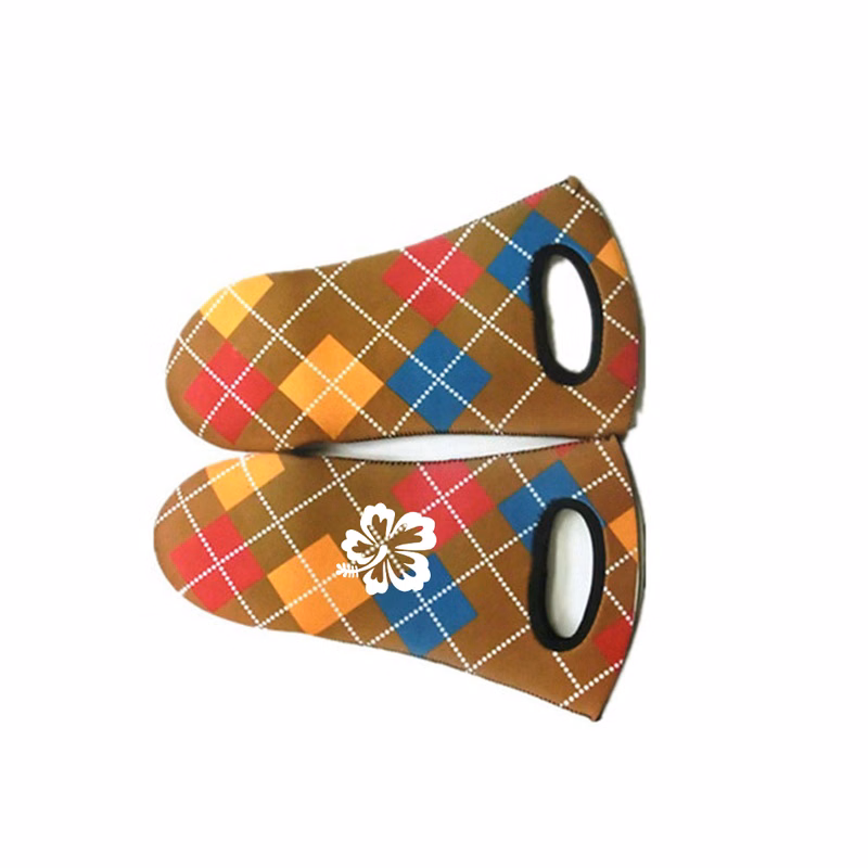 Insulated Neoprene Printed Microwave Oven Glove