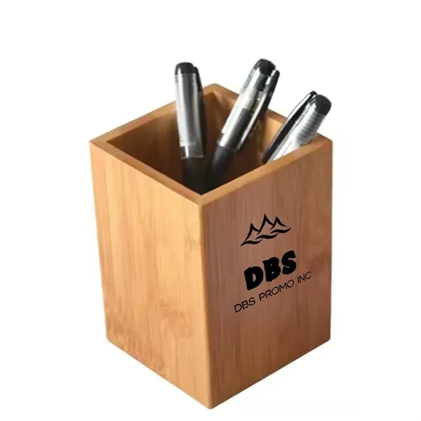 Promotional Bamboo Pen Container 1