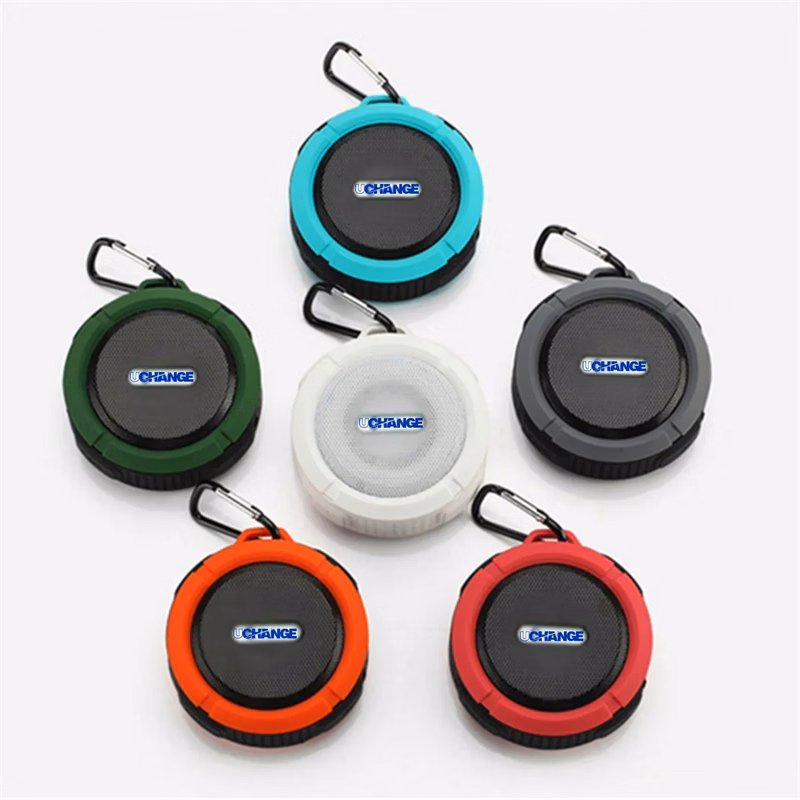 Rugged Waterproof Bluetooth Speaker With Carabiner