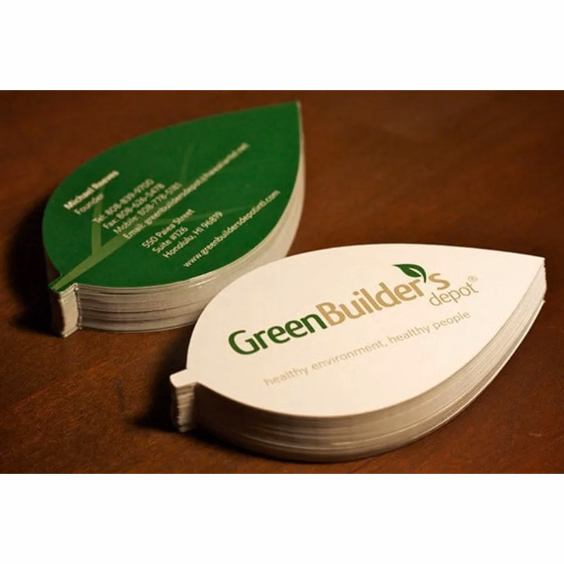 Leafy Rounded Business Card
