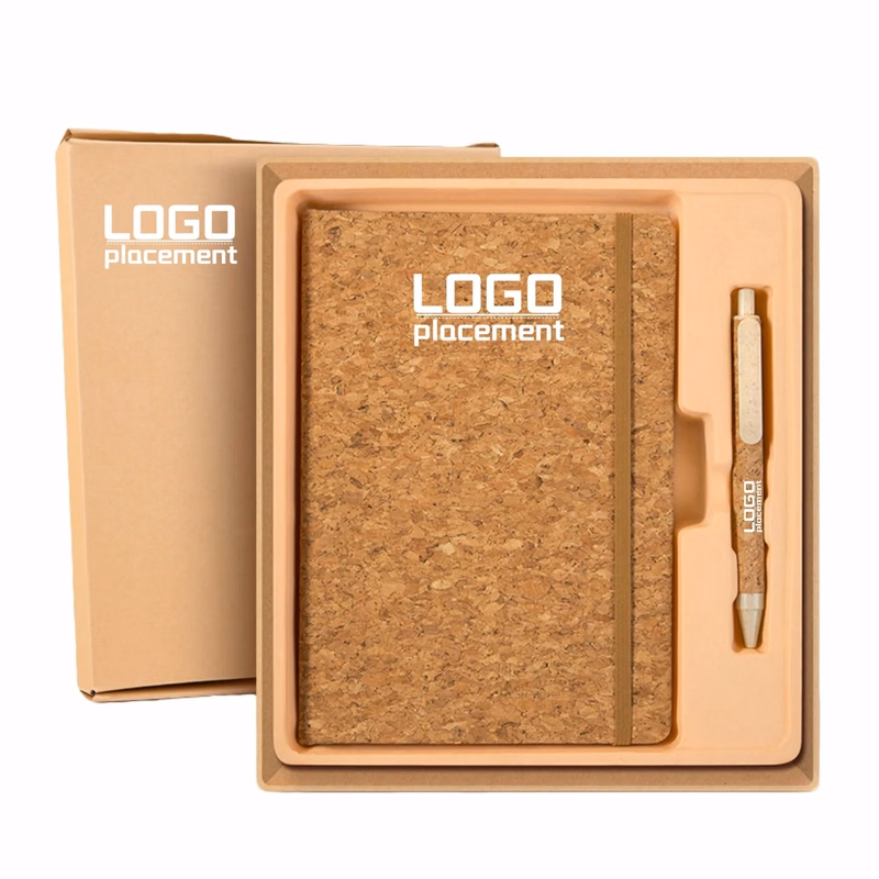 Eco - Friendly Notebook And Pen Set, Custom Logo, Degradable