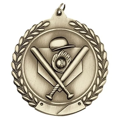 Baseball Die Cast Medal, 1 3/4" 1