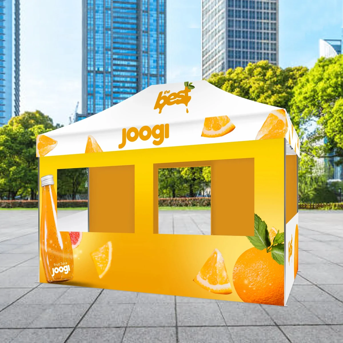 10'x15' Custom Concession Tent 1