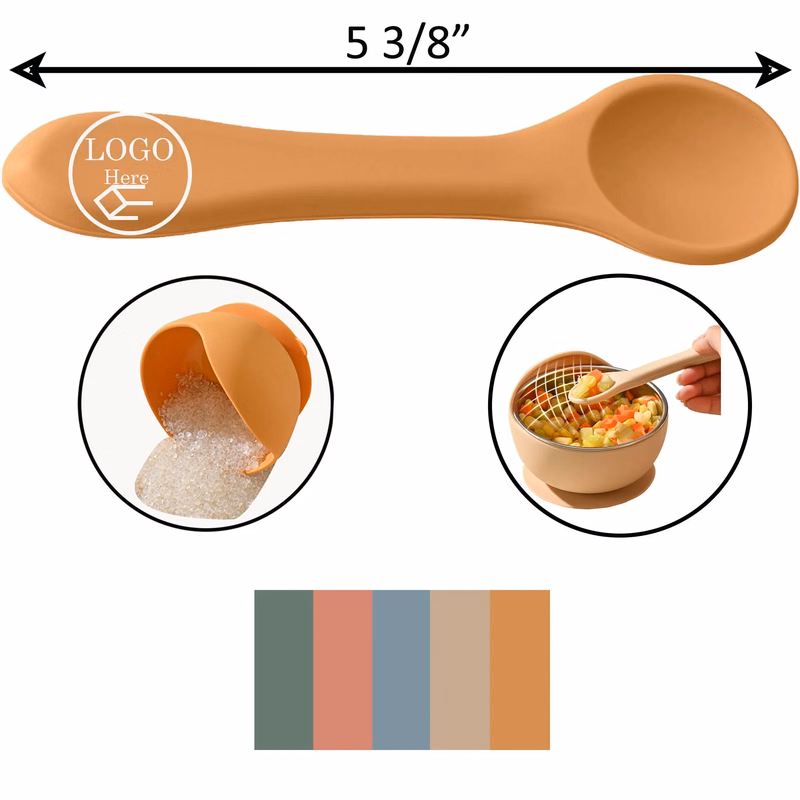 Fashionable Silicone Spoon Feeding Baby