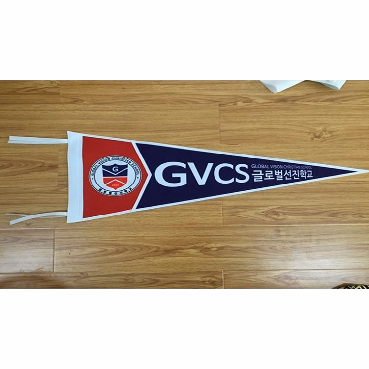 Two Toned Felt Sewn TogetherPremium Felt Pennant