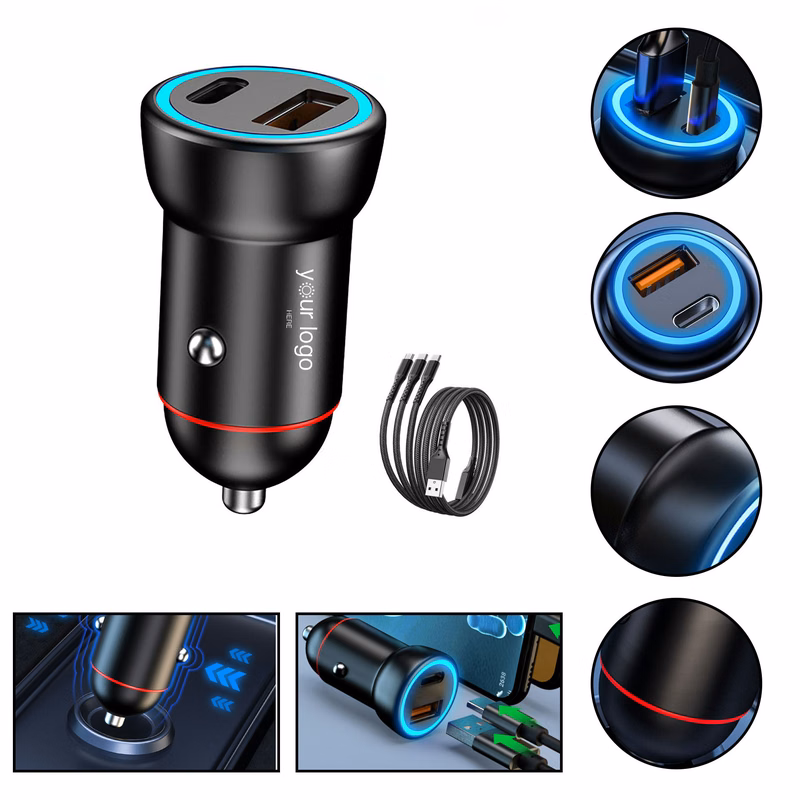 Dual USB Car Charger 100W