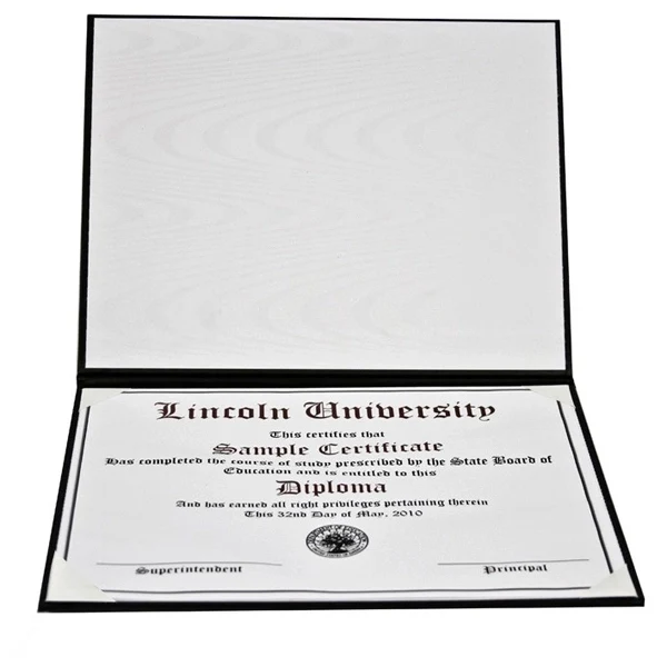 Padded Deluxe Certificate Covers 8-1/2 x 11" 1
