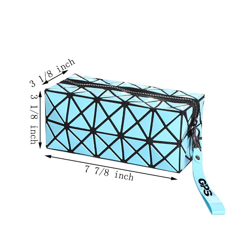 Geometric Diamond Folding Makeup Bag 1