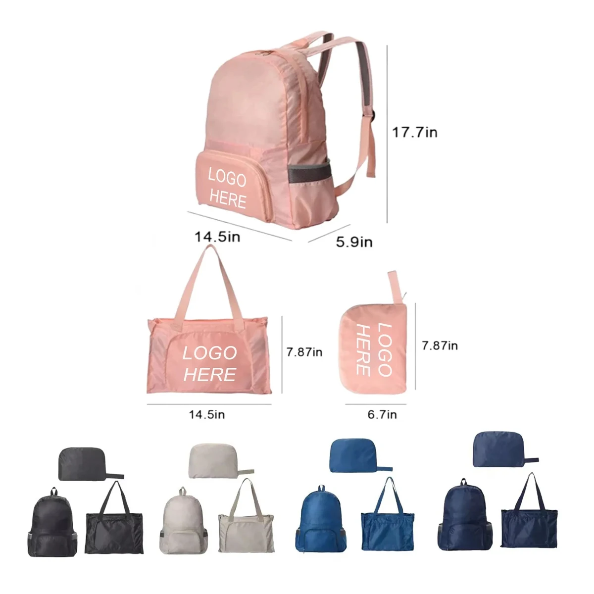 3-in-1 Foldable Travel Backpack 1