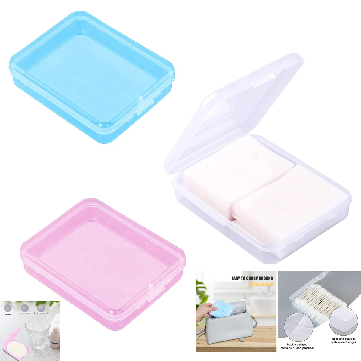 Portable Travel Cotton Pad Holder 1