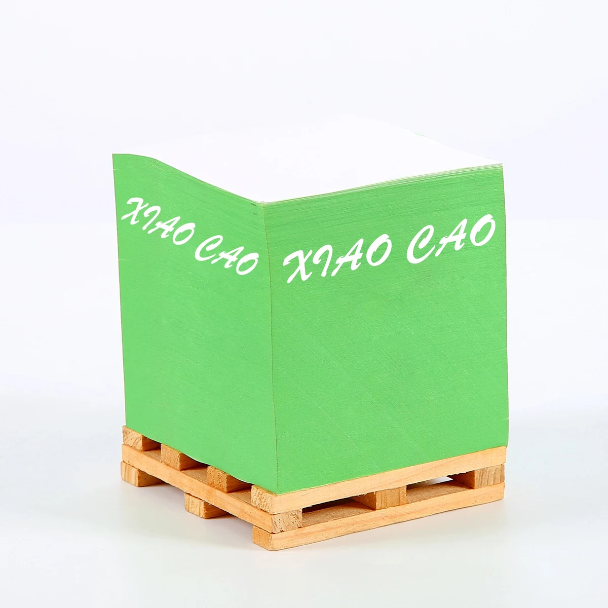 Memo Note Pad with Wood Pallet 1