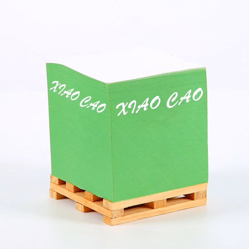 Memo Note Pad with Wood Pallet