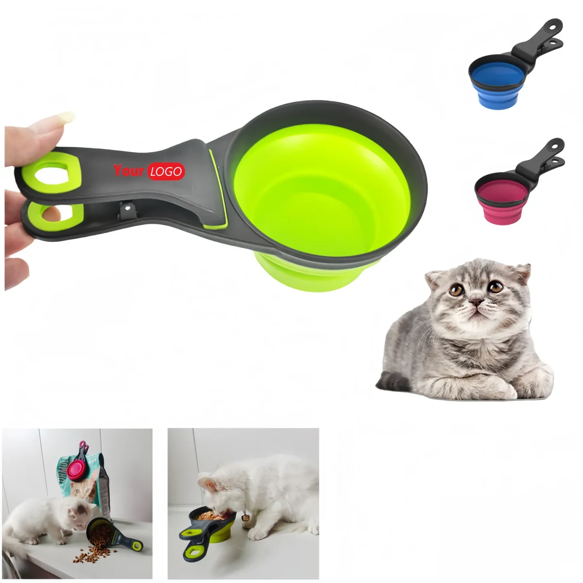 Pet Cup Scoop W/Clip 1