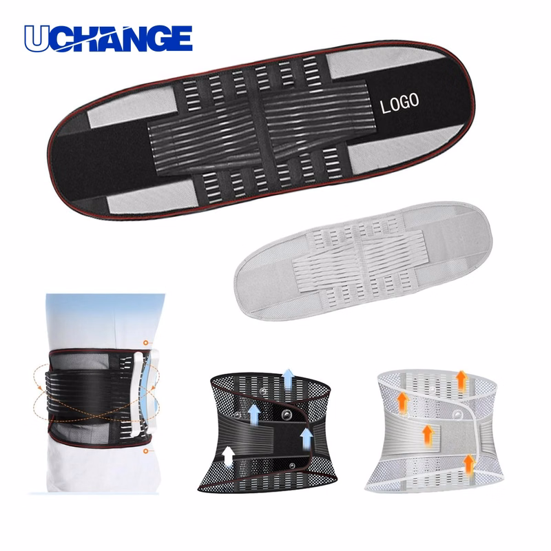Fitness Ventilated Lumbar Supporting Belt for Workouts