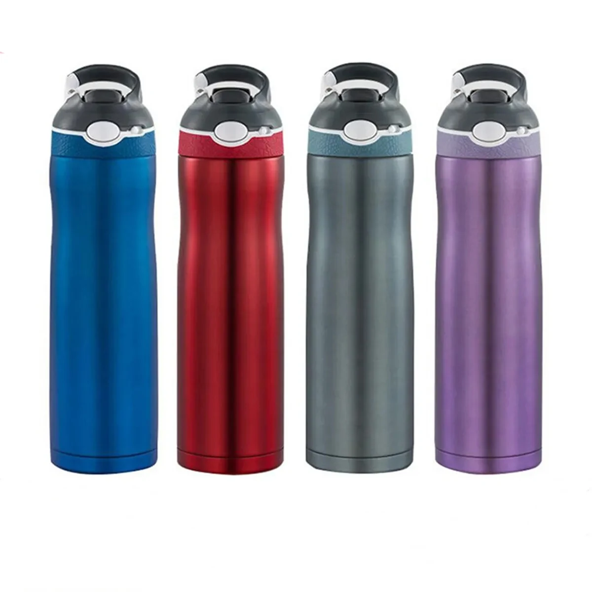 Insulated Water Bottle with Straw Lid 20 oz 1