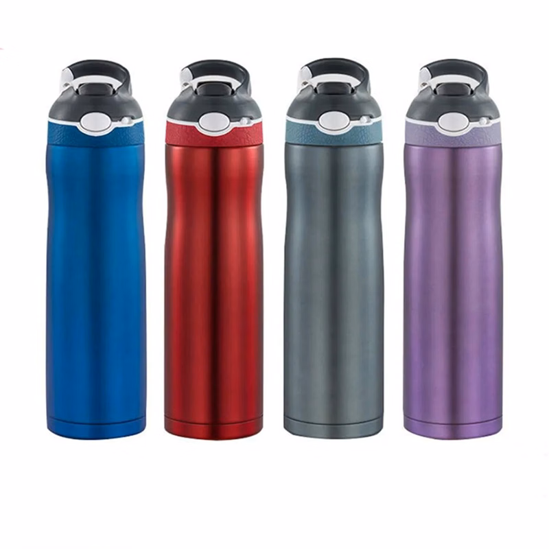 Insulated Water Bottle with Straw Lid 20 oz