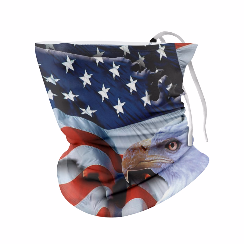 Pre-Printed Adjustable Neck Gaiter Sample Ready to Ship