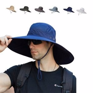 Uv Protection Sun Big Brim Bucket Hat