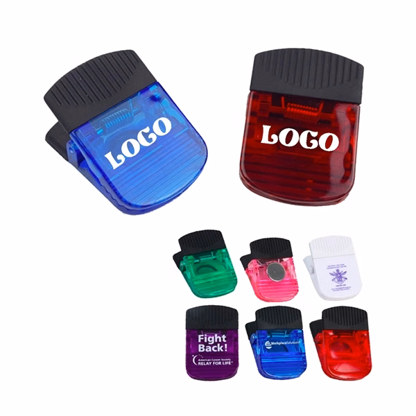Custom 3" Plastic Magnetic Clip — Refrigerator Organization & Food Preservation Tool