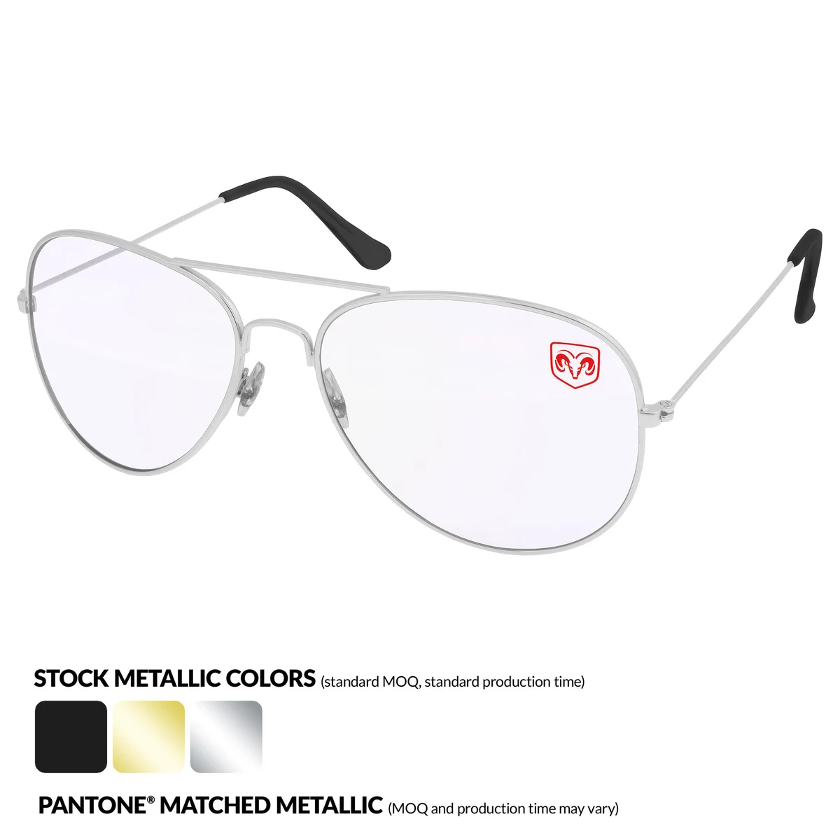 Metal Aviator With Blue Light Blocking Lenses 1