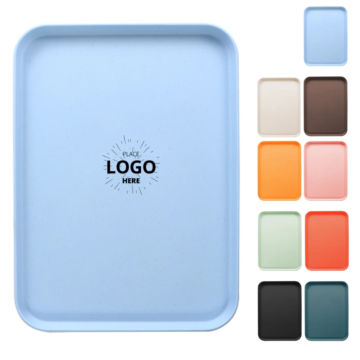 Eco-Friendly Plastic Restaurant Stackable Serving Food Tray 1