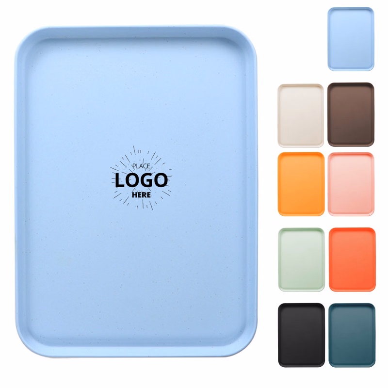 Eco-Friendly Plastic Restaurant Stackable Serving Food Tray