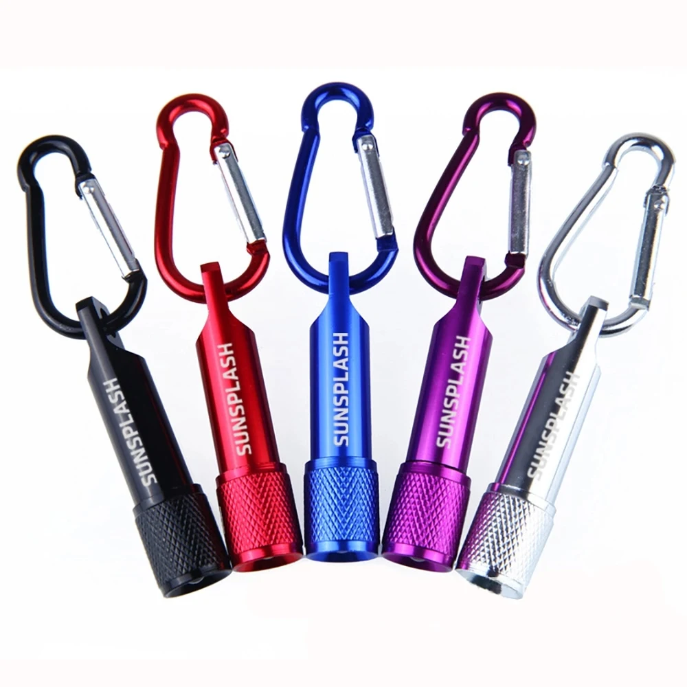 Mini Flashlight with Carabiner 1