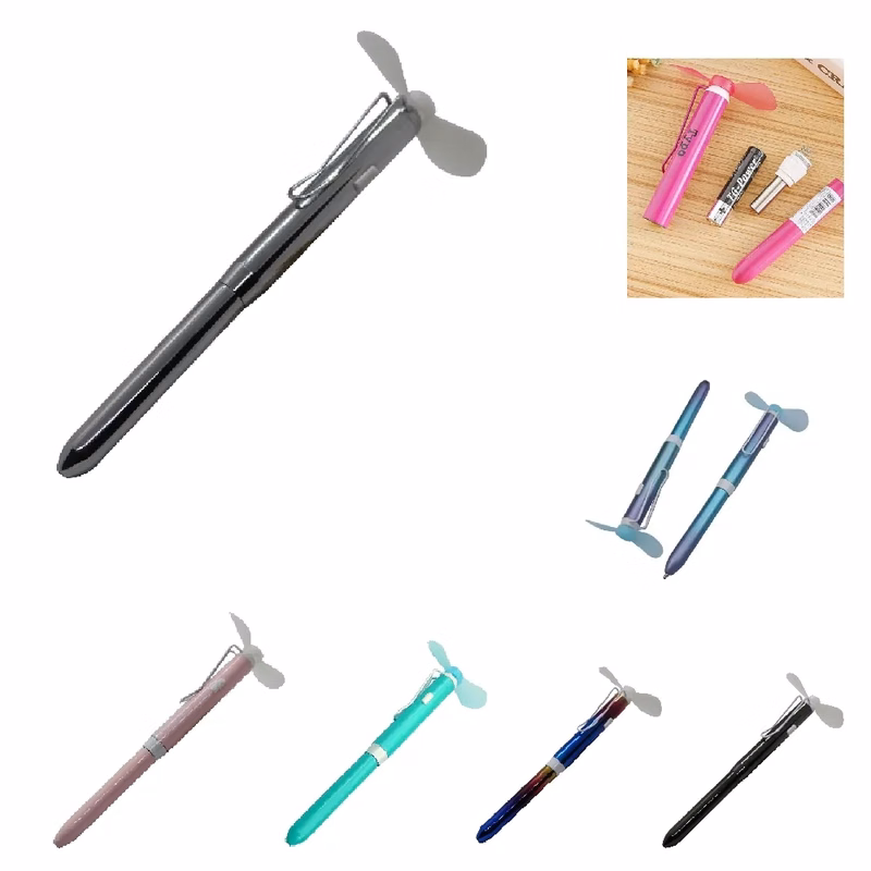 Mini Fan Electronic Metal Ballpoint Pen