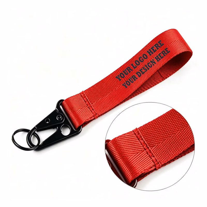 Nylon Clip Key Wrist Strap