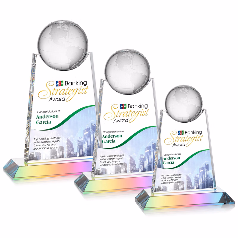 Netherford Globe VividPrint™ Award - Prismatic