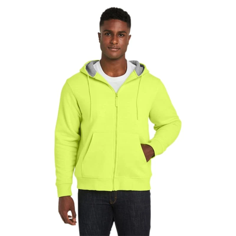 Harriton Men's ClimaBloc™ Lined Heavyweight Hooded Sweatshirt 1