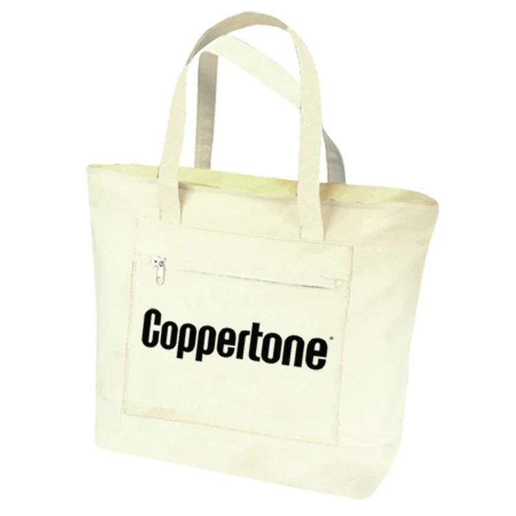 Natural Cruise Tote Bag, custom tote bag with logo imprint 1