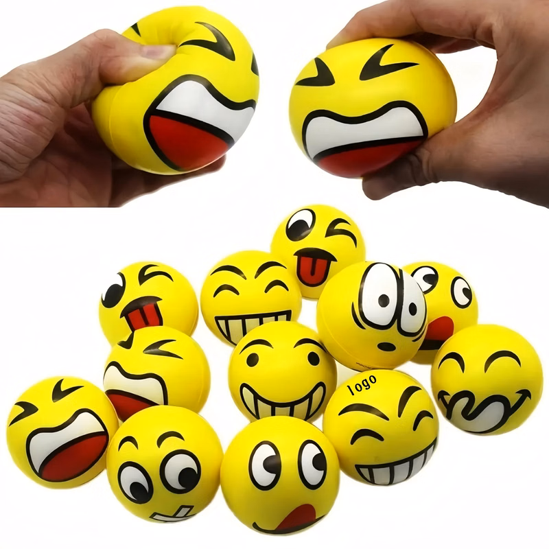 2.5inch Random Style Face Stress Ball