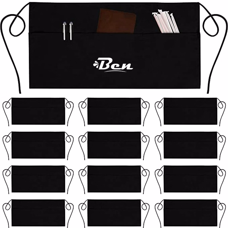 Server Aprons With 3 Pockets - Waiter Waitress
