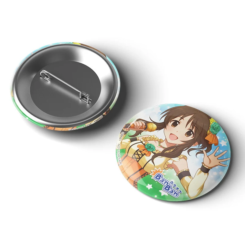 Customizable Full Color Pin Back Button 1