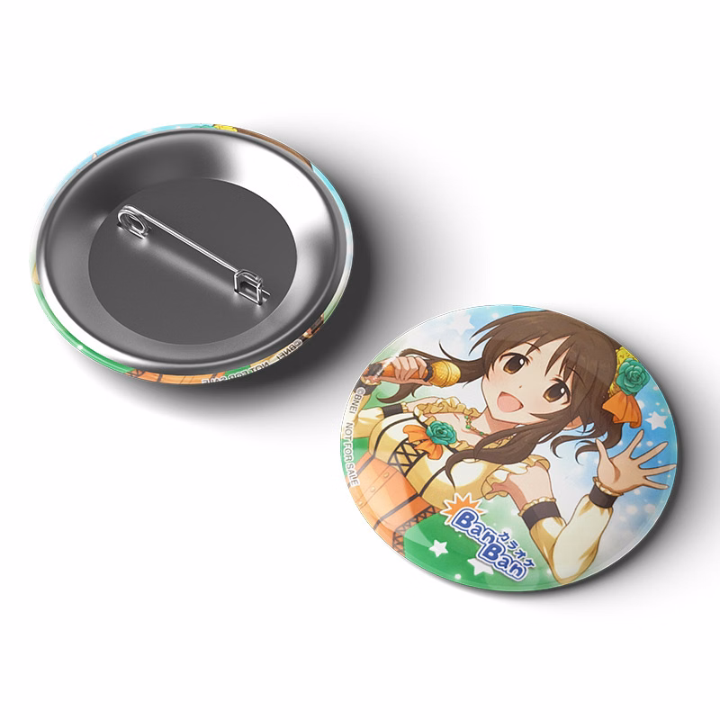 Customizable Full Color Pin Back Button